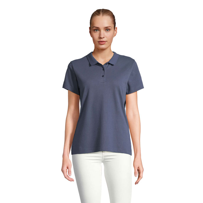 PULSE WOMEN - PULSE DAMEN POLO - Denim