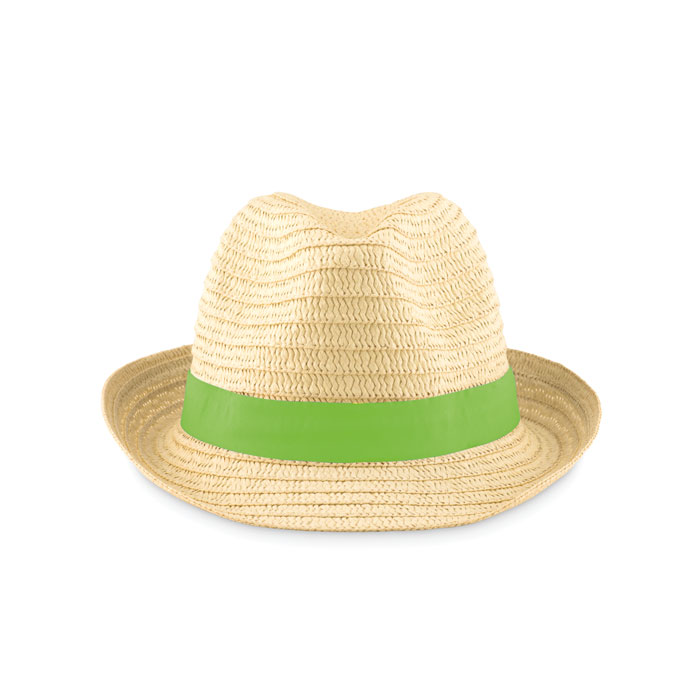 BOOGIE - Papierstroh-Hut - Limette