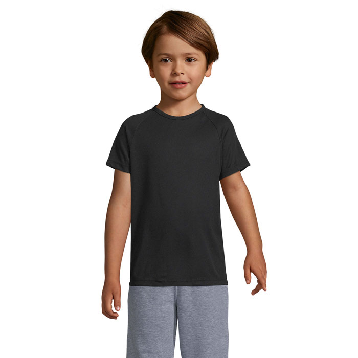 SPORTY KIDS - SPORTY KINDERT-SHIRT 140g - Schwarz