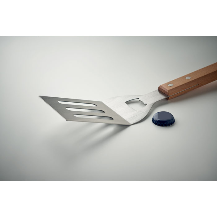 OPENCOOK - Grill-Spachtel mit Buchenholz