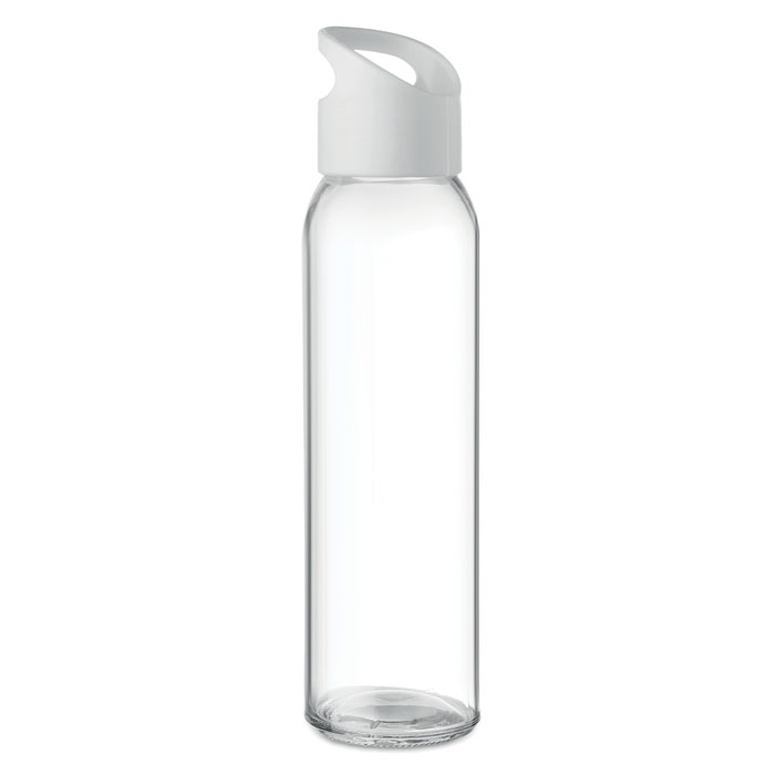 PRAGA - Trinkflasche Glas 470 ml - Weiß