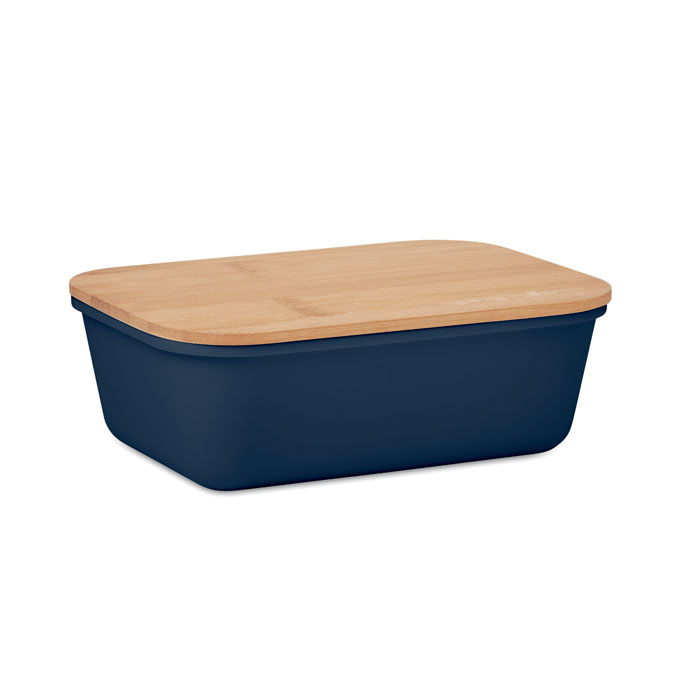 THURSDAY - Lunchbox mit Bambus-Deckel - Marineblau