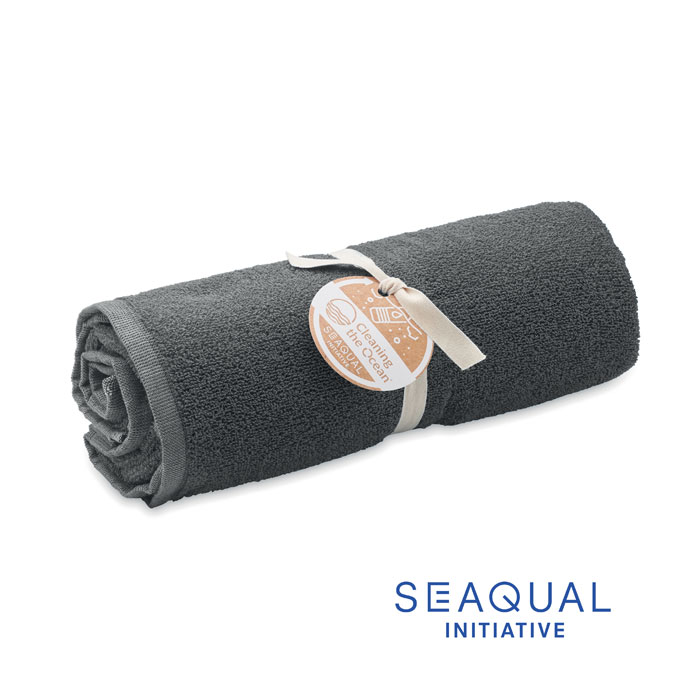 WATER - SEAQUAL® Handtuch 100x170cm - Grau