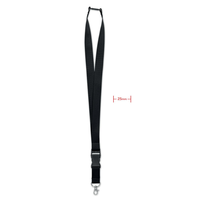 WIDE LANY - Lanyard mit Metallkarabiner