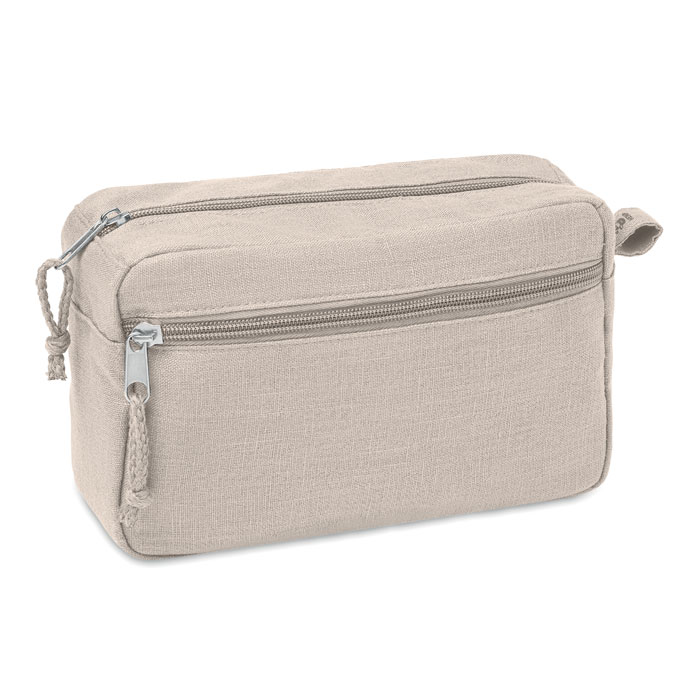 NAIMA COSMETIC - Hanf Kosmetiktasche 200g/m² - Beige