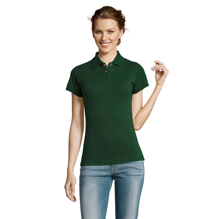 PRIME WOMEN - PRIME DAMEN POLO 200g - Bottle Green