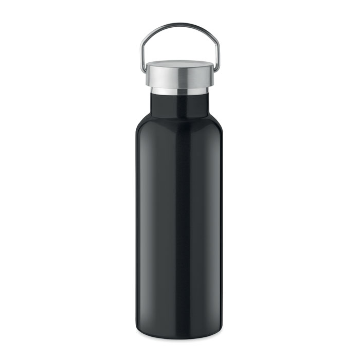 FLORENCE - Doppelwandige Flasche 500 ml - Schwarz