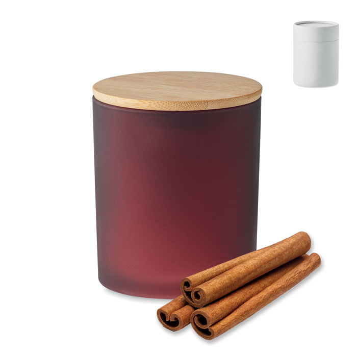 KEOPS LARGE - Kerze im Glas 280 g - Bordeaux
