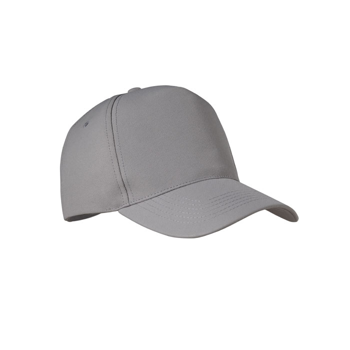SENGA - Rpet cap 5 panels 210g/m² - Grau