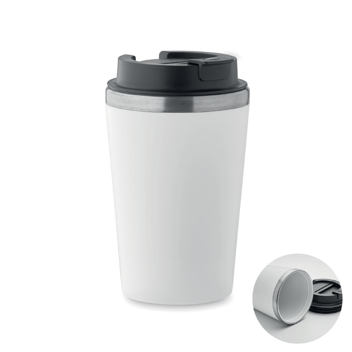 BLERM - Doppelwandiger Becher 350 ml - Weiß