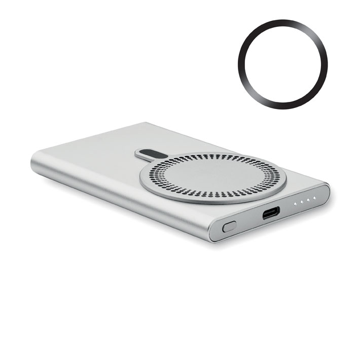 PAWTT - Powerbank mit Ladestation 15W - Mattsilber
