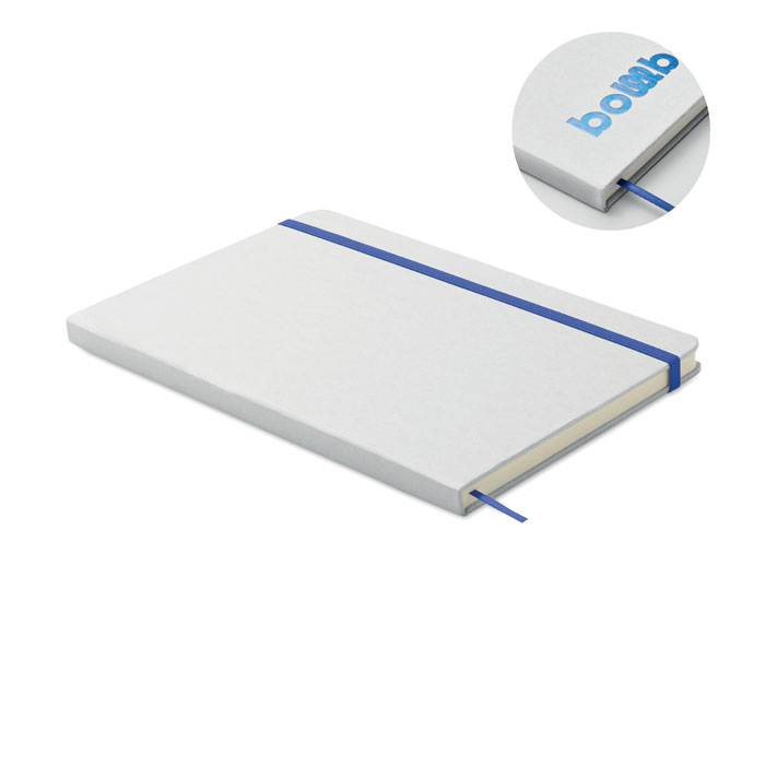 ROUTE WHITE - DIN A5 Notizbuch für Gravur - Blau