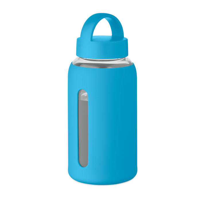 BORIS - Flasche Borosilikatglas 600ml - Türkis