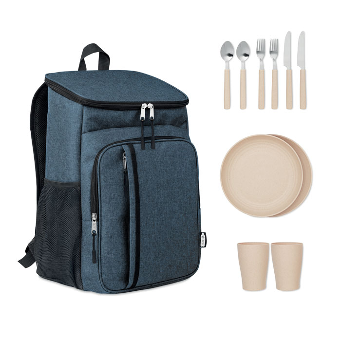 MONTECOOL - Picknickrucksack 600D RPET - Blau
