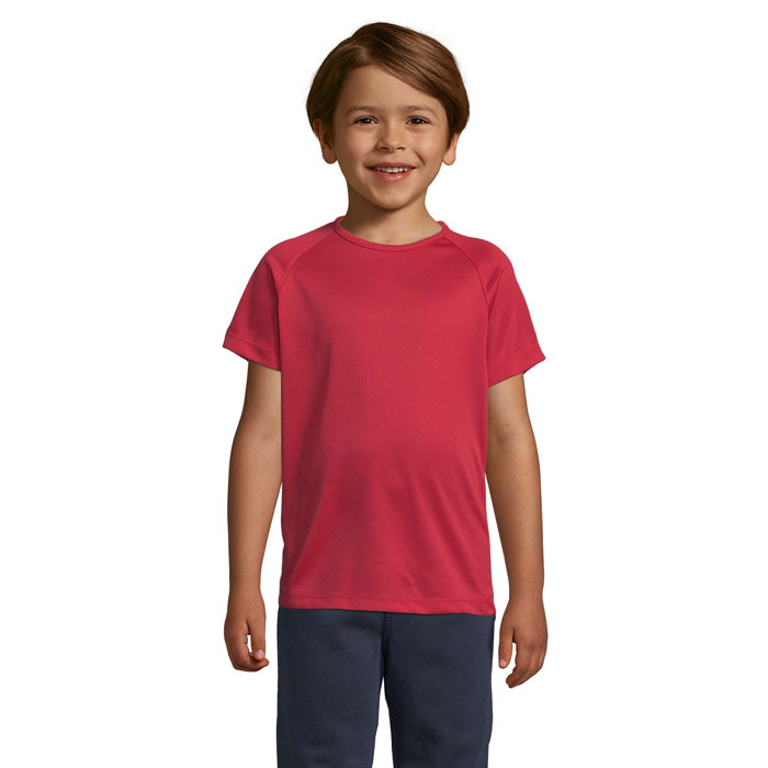 SPORTY KIDS - SPORTY KINDERT-SHIRT 140g - Red