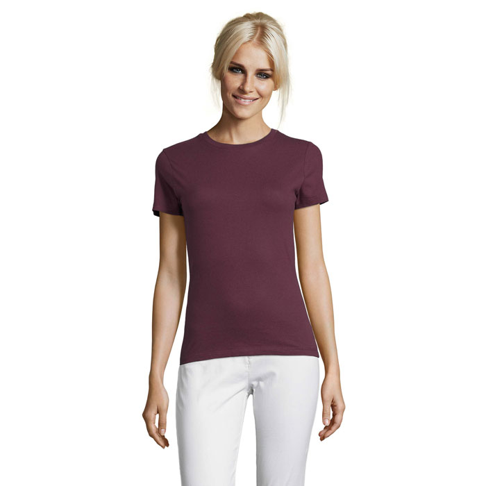REGENT WOMEN - REGENT DAMENT-SHIRT 150g - Burgundy