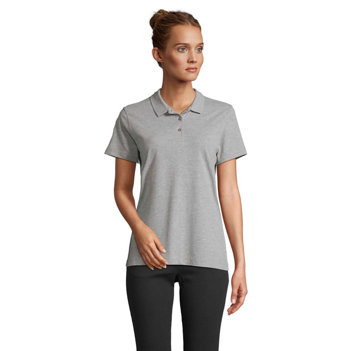 PULSE WOMEN - PULSE DAMEN POLO - Grau-Melange 2