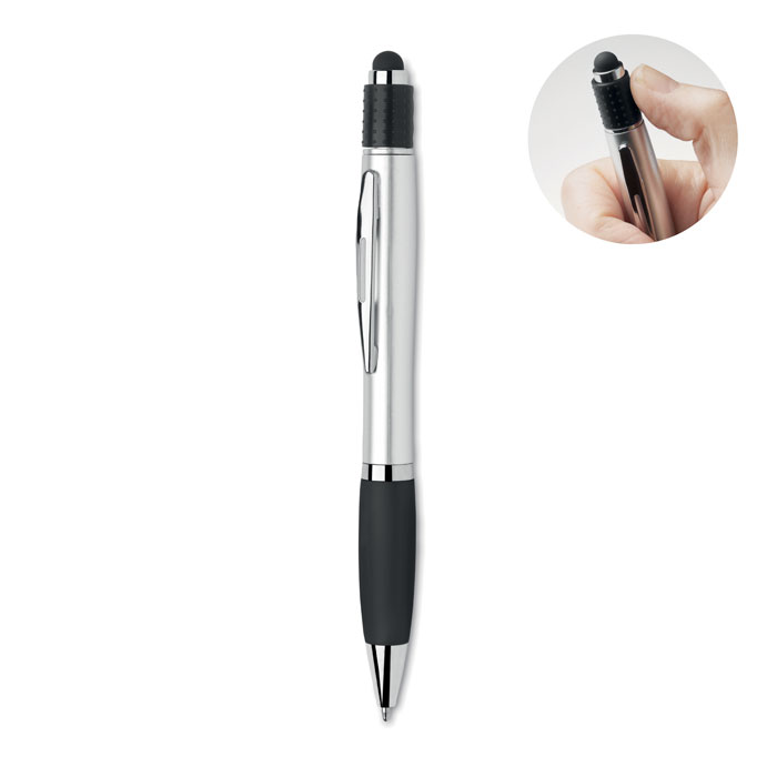 STY - Druckkugelschreiber mit Stylus - Schwarz