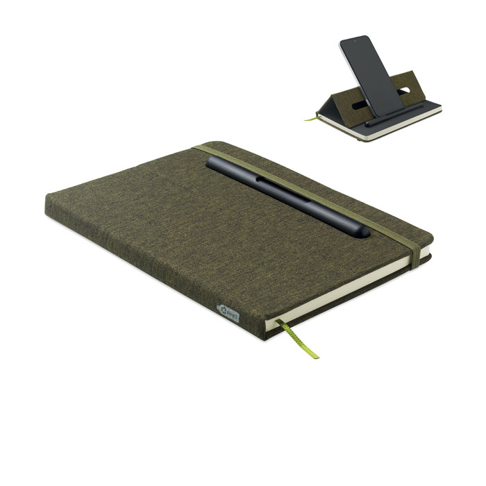 RINBOOK - DIN A5 Notizbuch RPET - Dunkelgrün