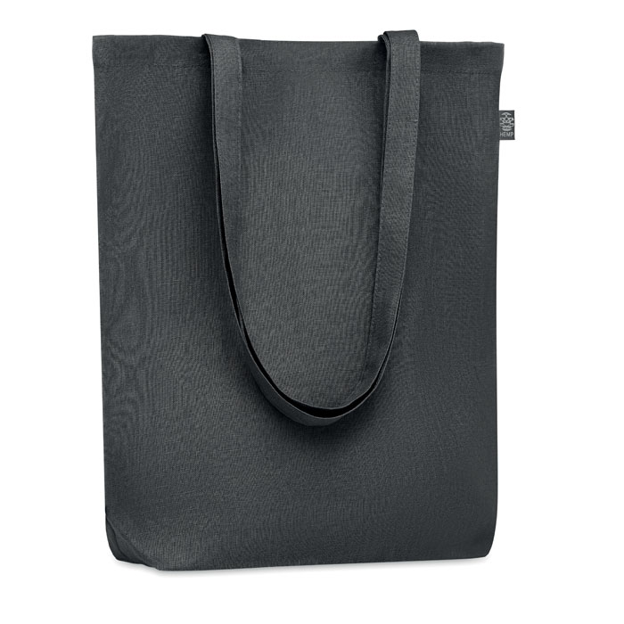 NAIMA TOTE - Hanf Shopping Tasche 200 g/m² - Schwarz