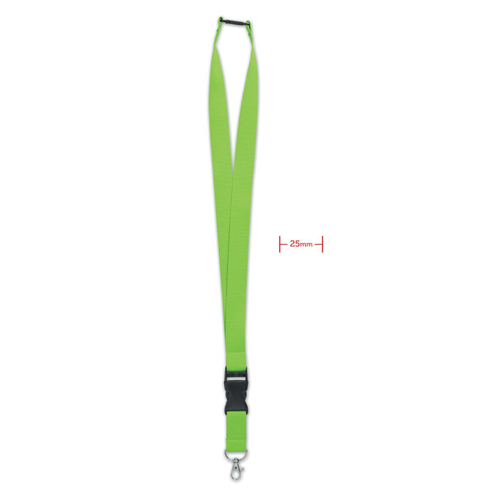 WIDE LANY - Lanyard mit Metallkarabiner - Limette