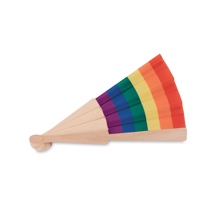 BOWFAN - Fächer regenbogenfarbig