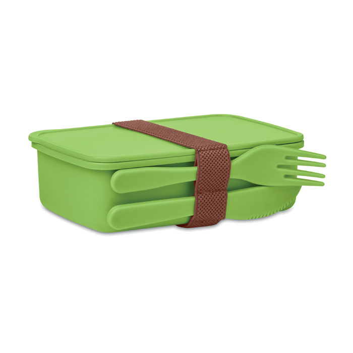 SUNDAY - Lunchbox mit Besteck - Limette