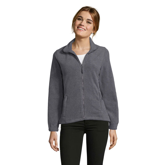 NORTH WOMEN - NORTH DAMEN FL JACKE  300g - Graue Melange