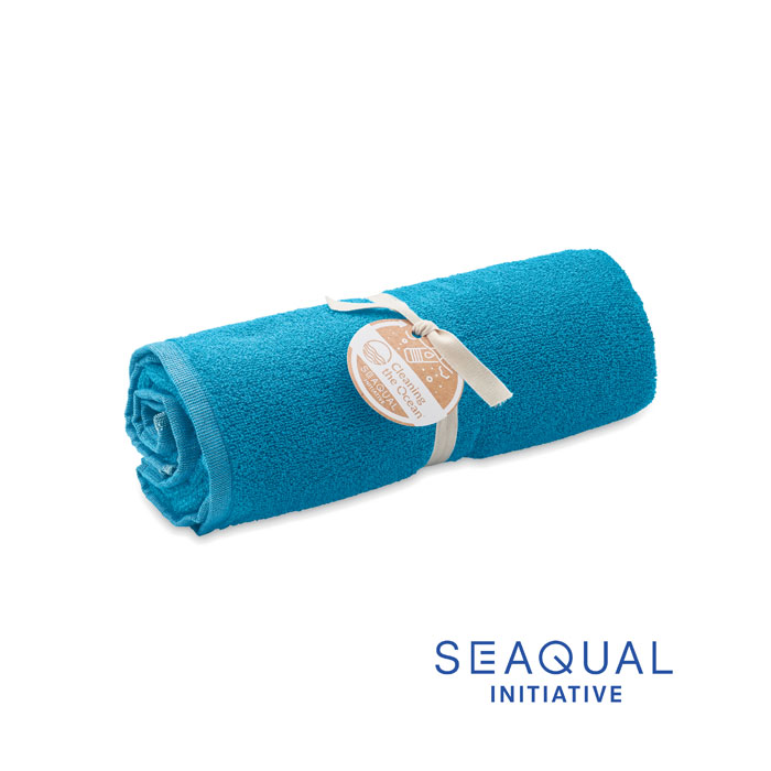 SAND - SEAQUAL® Handtuch 70x140cm - Türkis