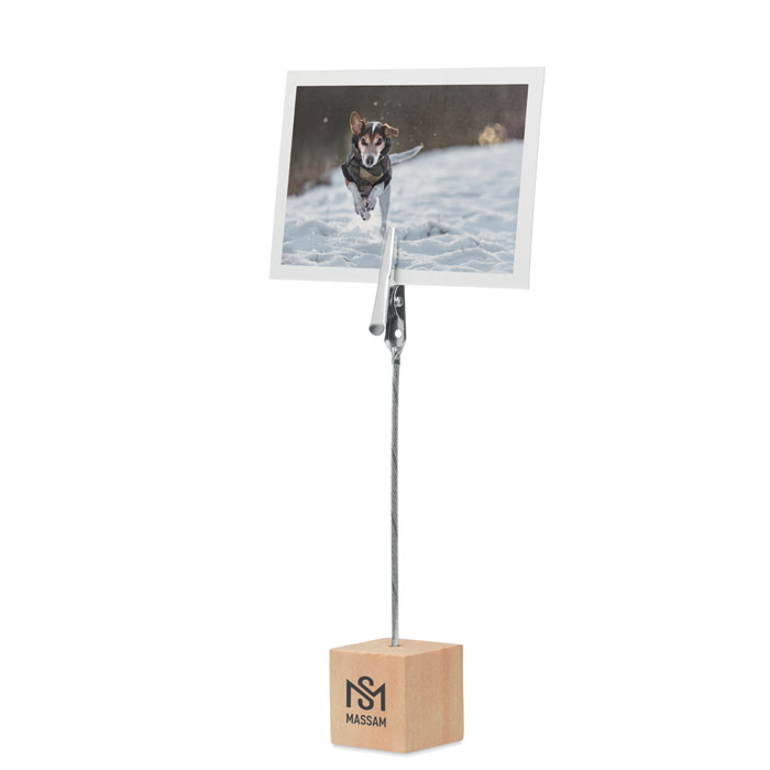HELLO CLIP - Foto- und Memohalter Kiefer