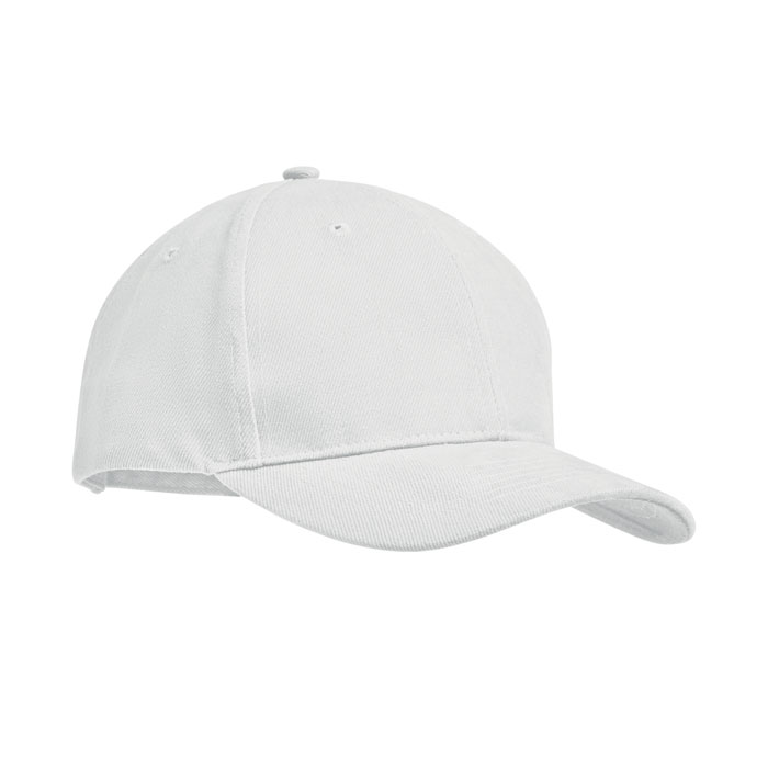 TEKAPO - Baseball cap 6 panels 270g/m² - Weiß