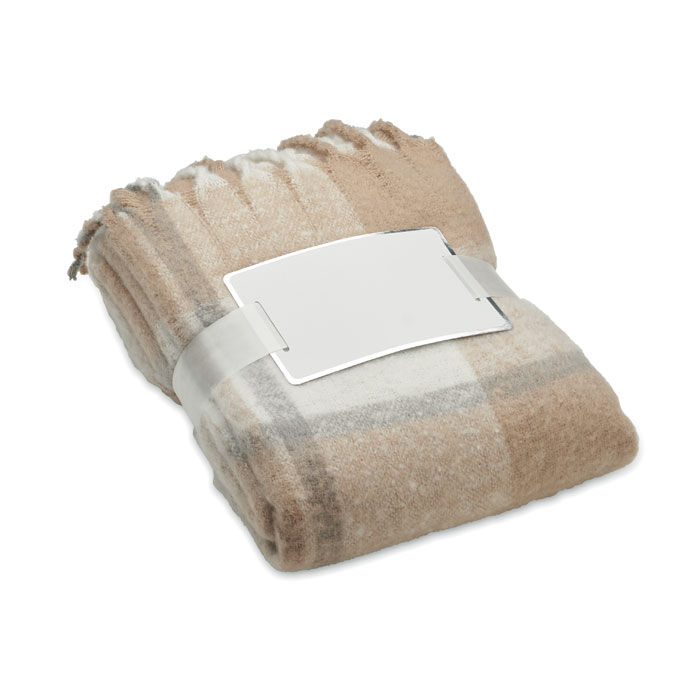 QUET - Karierte Mohair-Decke