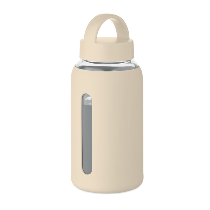BORIS - Flasche Borosilikatglas 600ml - Beige
